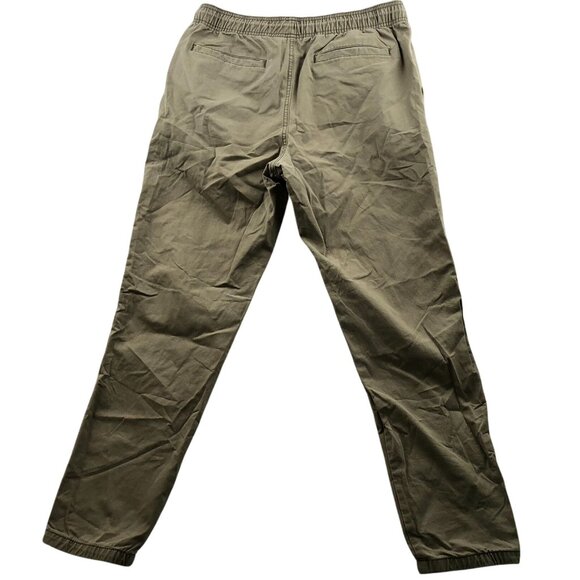 Old Navy Mens Modern Jogger Pants Medium Built-In Flex Khaki Drawstring Casual - Picture 2 of 12